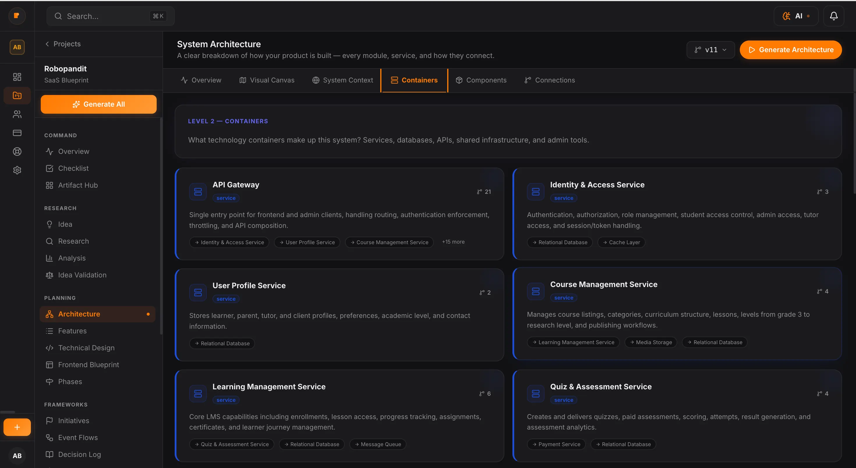Containers & Services